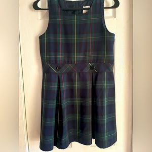 Lands End Kids Jumper; Hunter Classic Navy Plaid